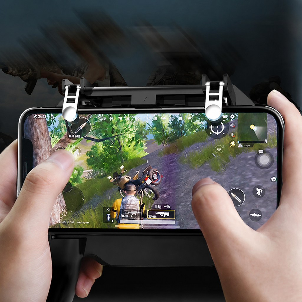 Manette de Jeu Mobile 5-en-1 avec Ventilateur et Batterie Externe